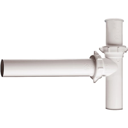 All-Source 1-1/2 In. White Plastic End Outlet Waste 334W